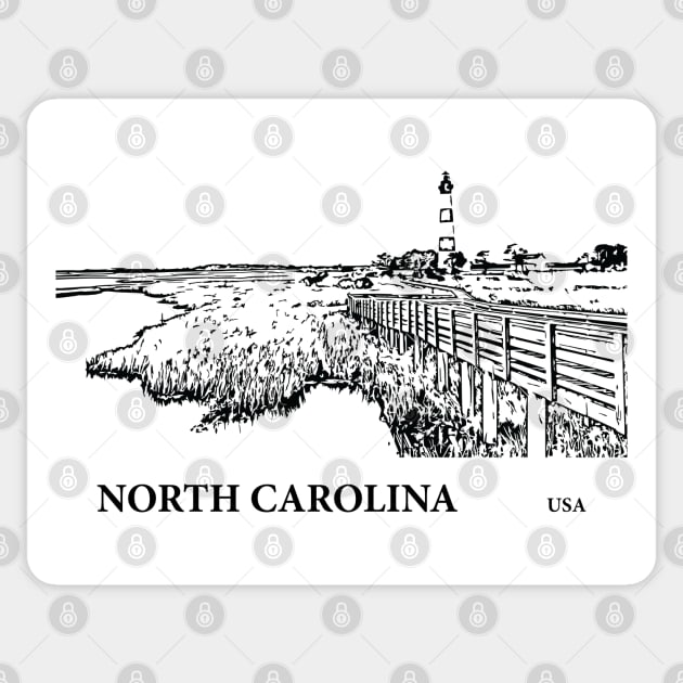 North Carolina USA Sticker by Lakeric